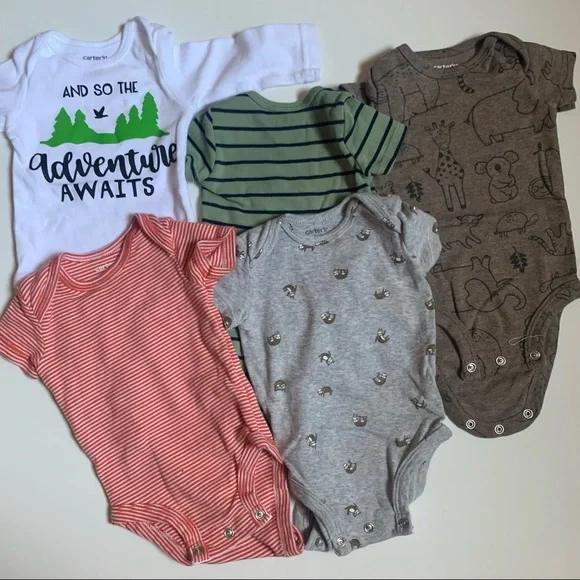 Carter’s Set of Baby Bodysuits - Picture 2 of 7